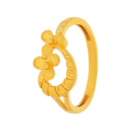 Charming Clover Gold Women Ring