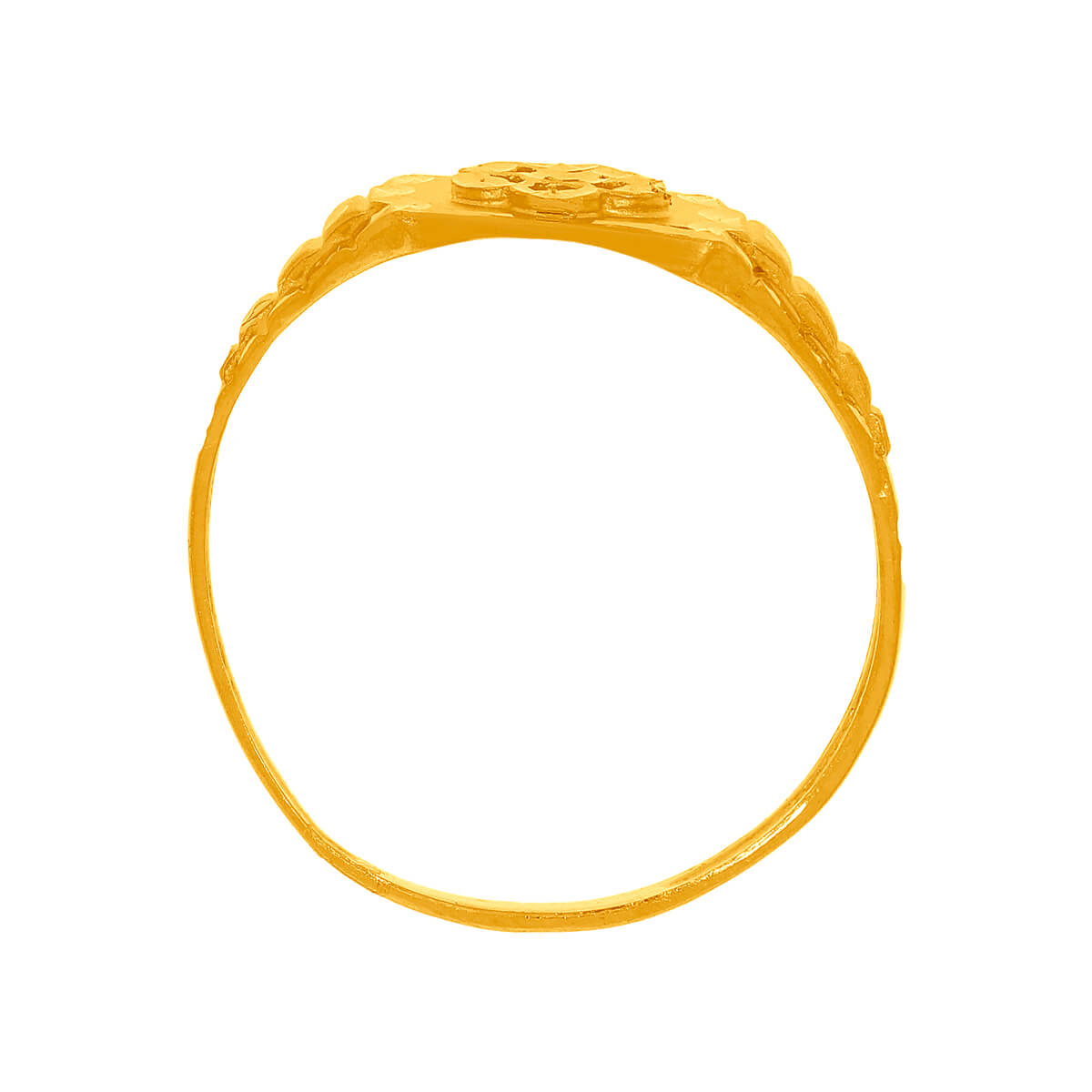 Polished Elegance 22K Gold Men Ring