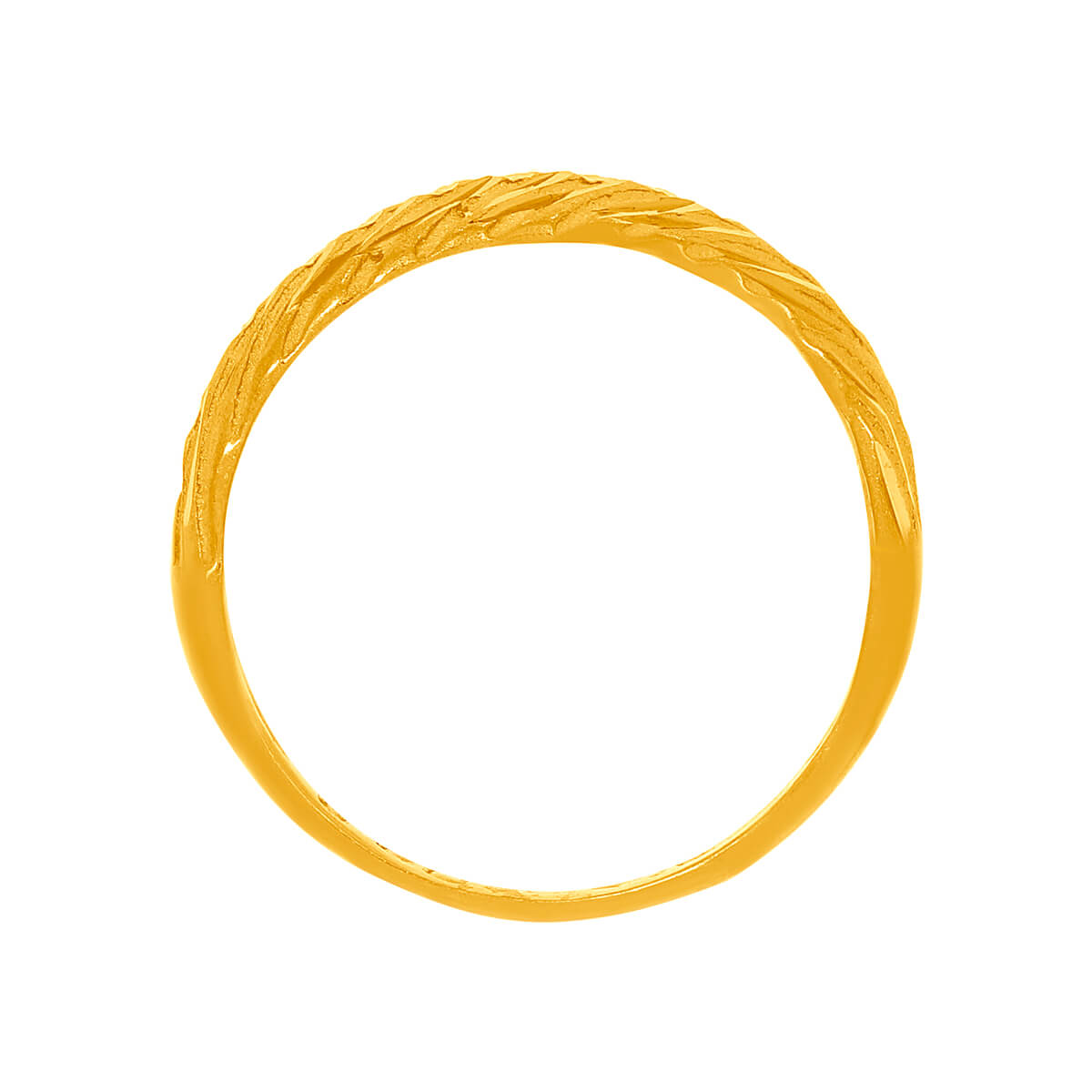 Luminous Shine Golden Women Ring