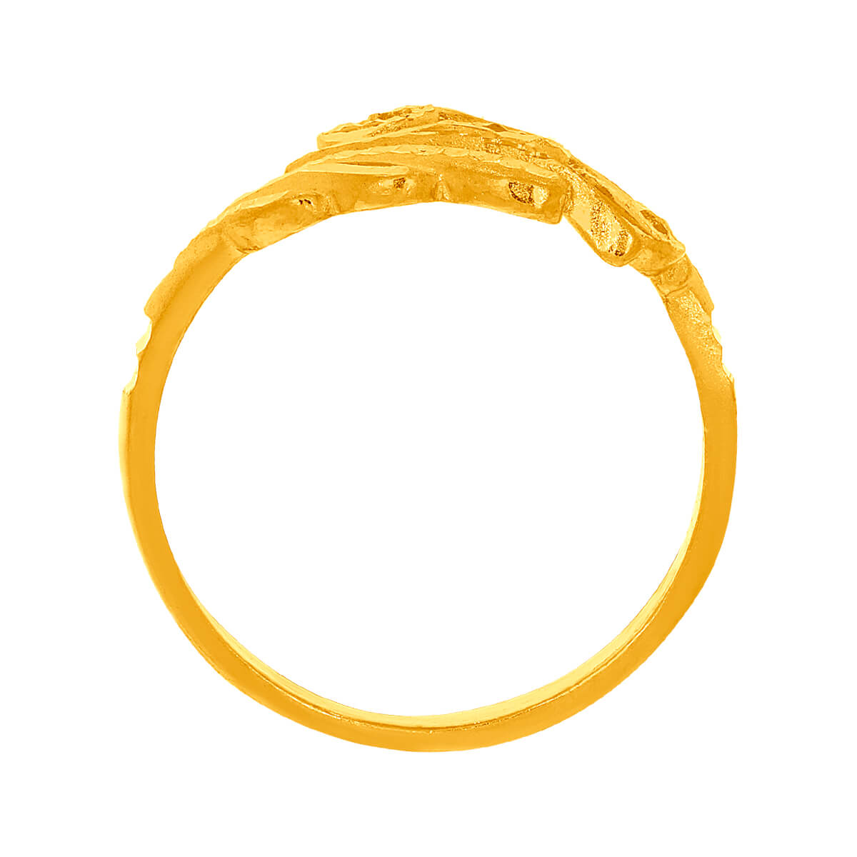 Whimsical Elegance Gold Women Ring