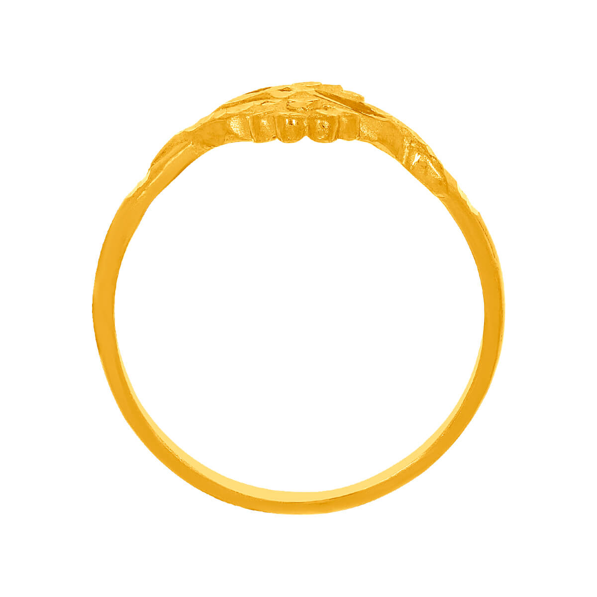 Cheerful Full Bloom Gold Ring for Women