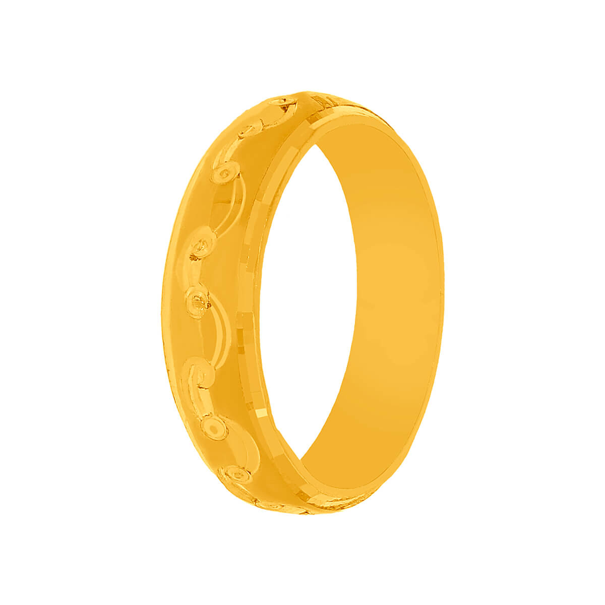 Sophisticated Shimmer Gold Ring for Women