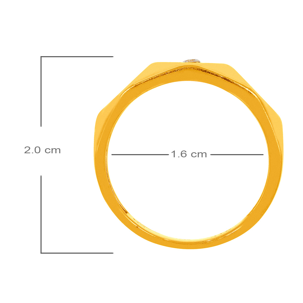 Mahika Gold Couple Ring