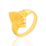 Vibrant Shell Gold Ring for Women