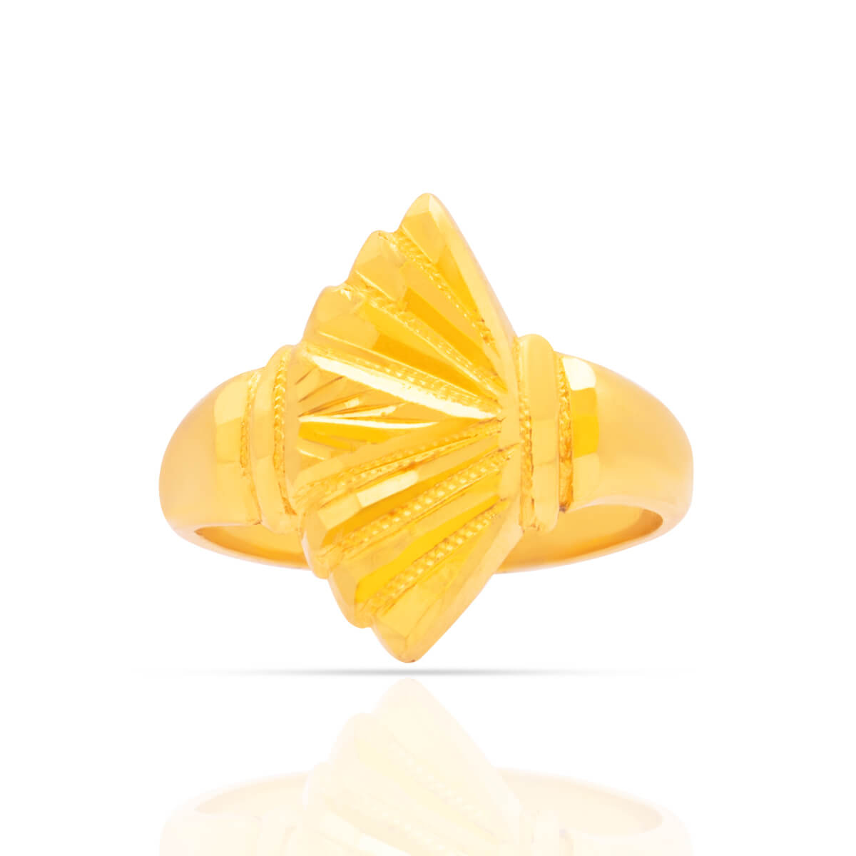 Vibrant Shell Gold Ring for Women