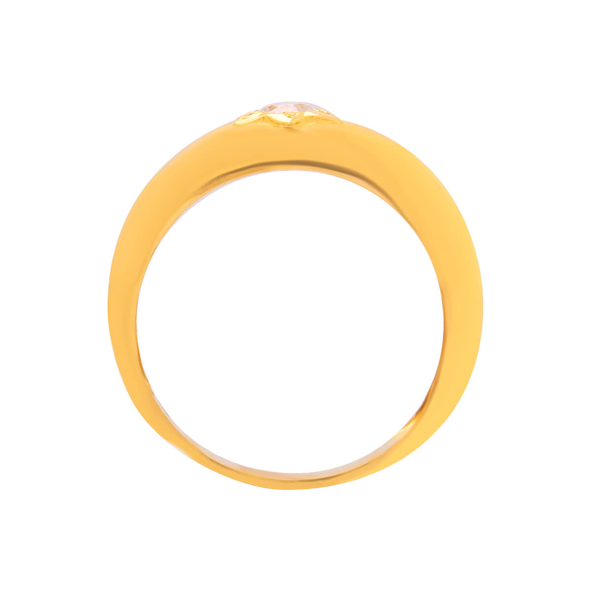 Minimalist Elegance Solitaire Ring