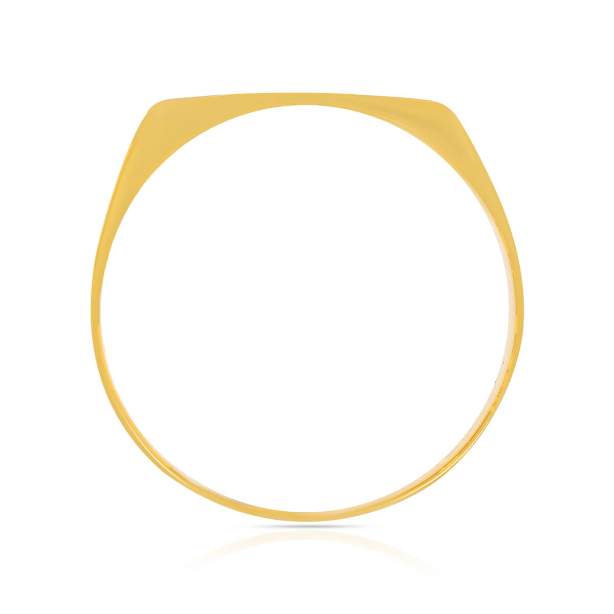 Polished Sauve 22K Gold Men Ring