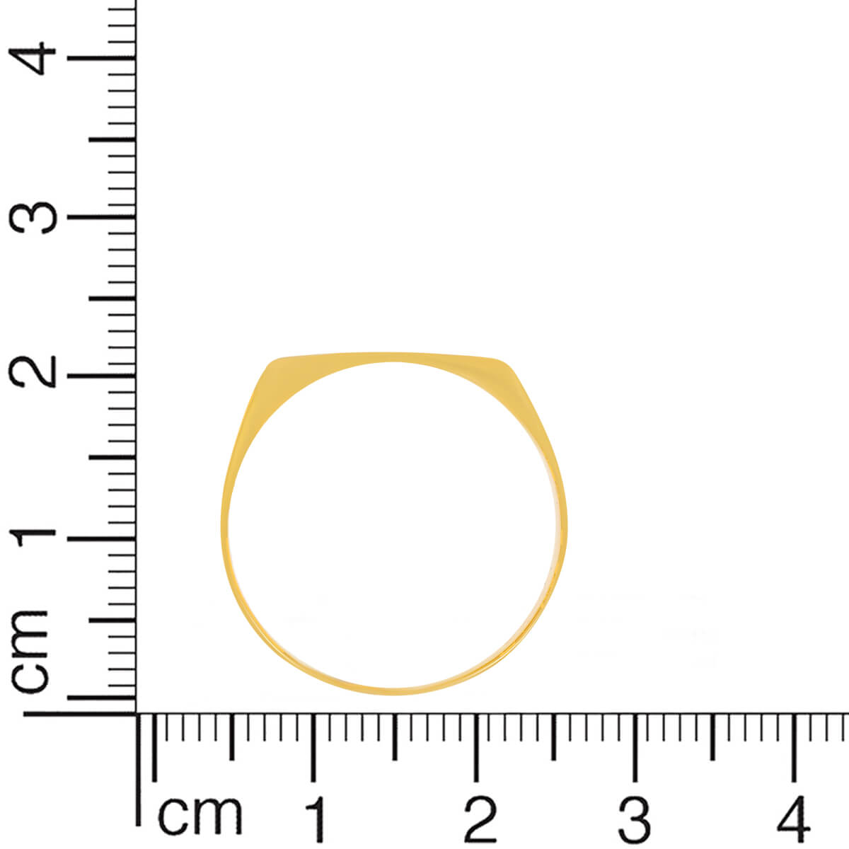 Polished Sauve 22K Gold Men Ring