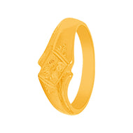 Riveting Charm Gold Ring