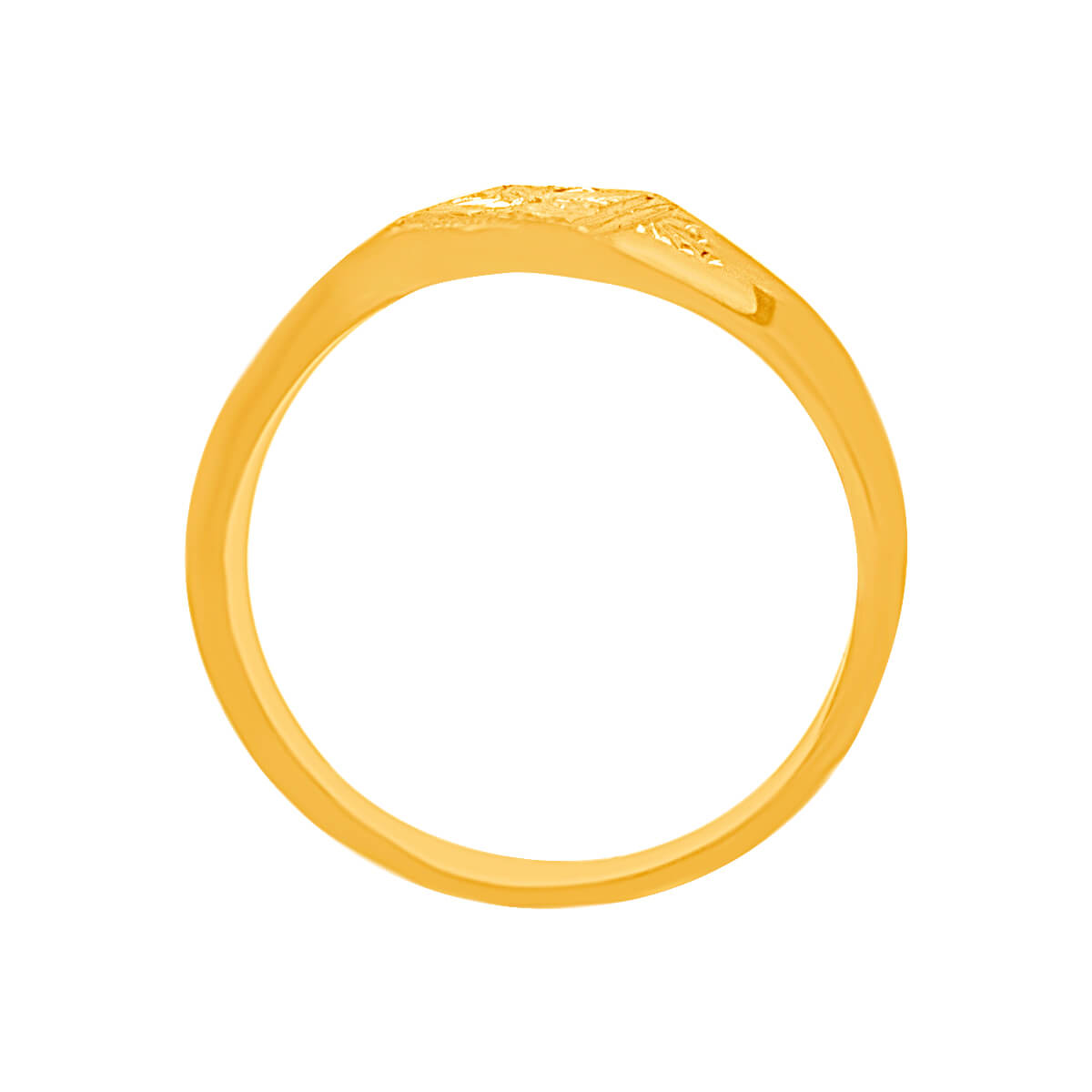 Riveting Charm Gold Ring
