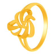 Contemporary Glow Gold Women Ring