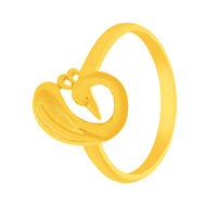 Peacock Elegance Gold Women Ring