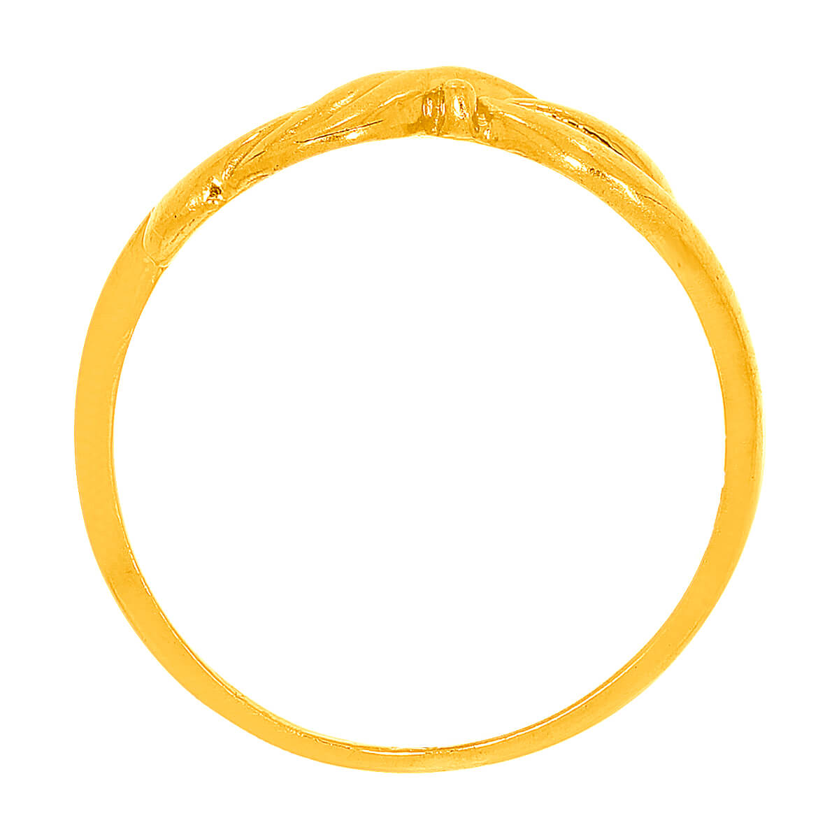 Brilliant Swirl Gold Ring for Women