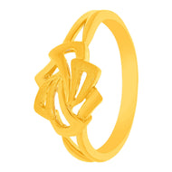 Gold Contemporary Boldness Ring for Women