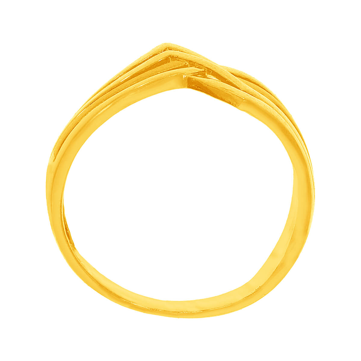 Modern Shine Gold Ring for Women