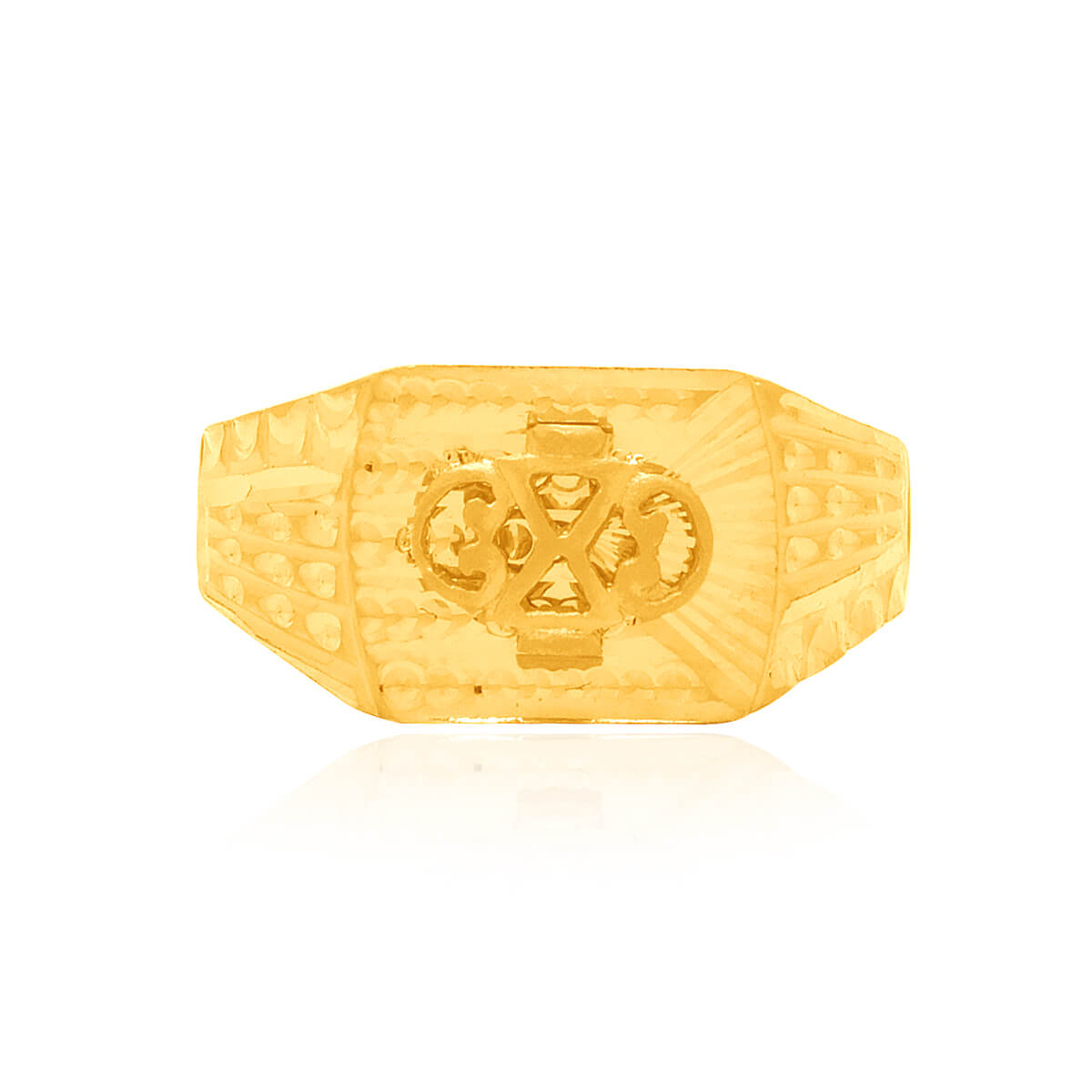 Exquisitely Crafted 22K Gold Ring for Men