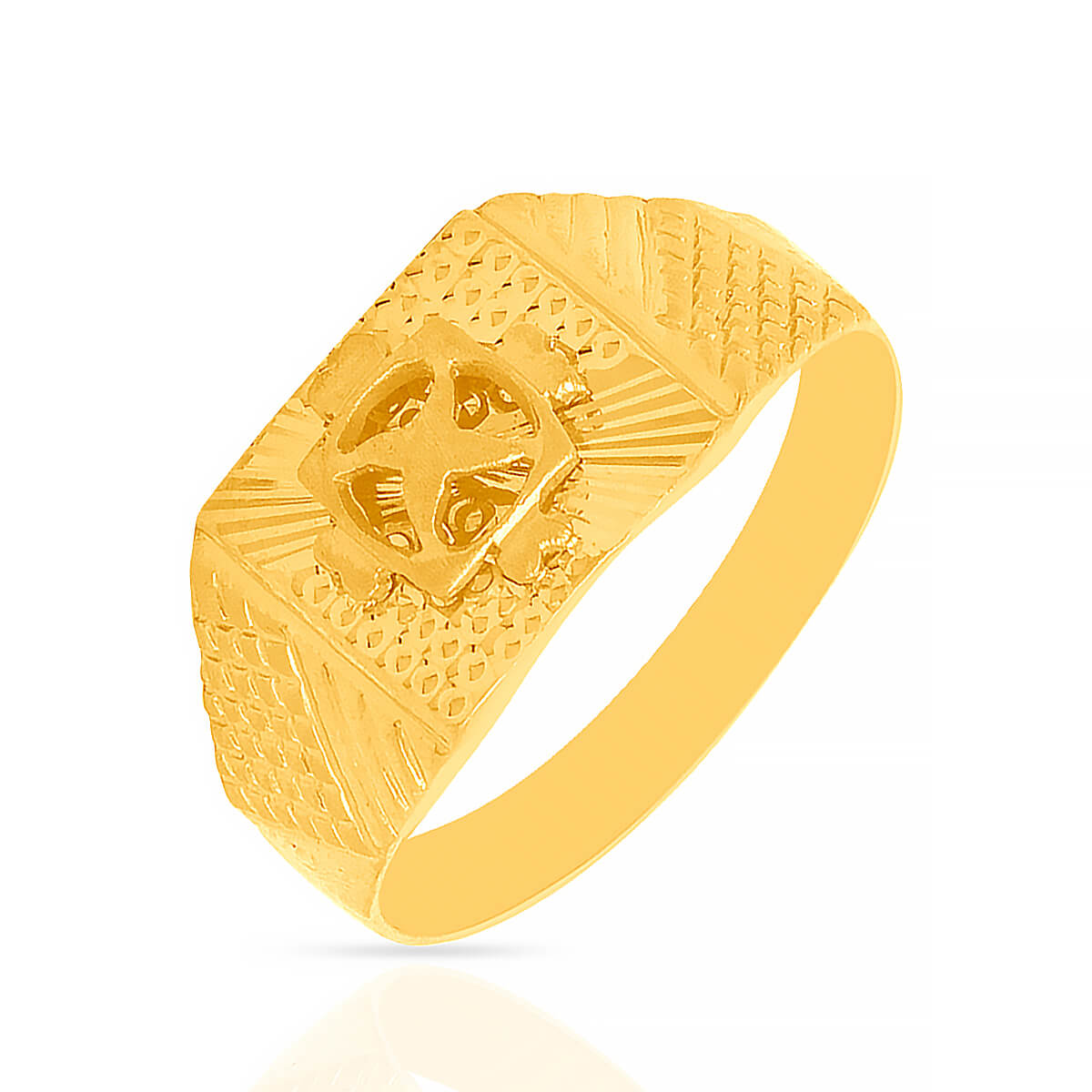 Intricately Crafted 22K Gold Ring for Men