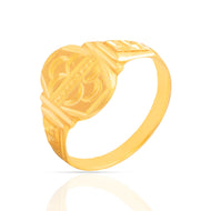 Refined Crafting Gold Ring for Men 22K