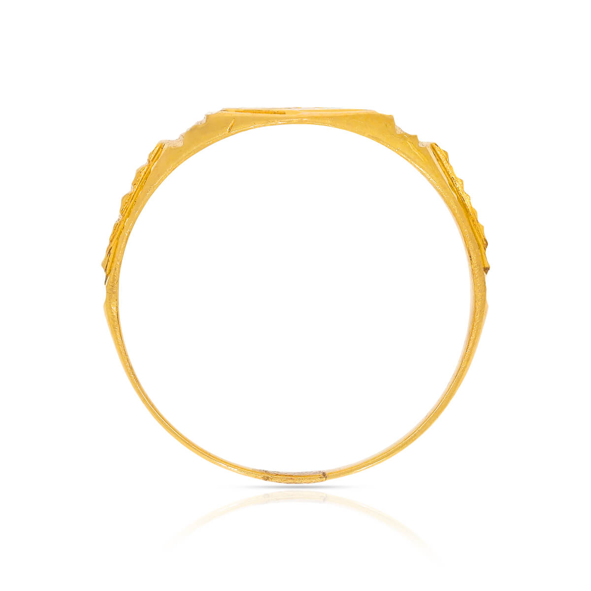 Lucky Charm 22K Gold Men Ring