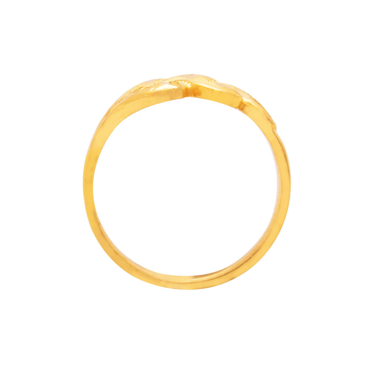 Golden Leafy Charm Women Ring