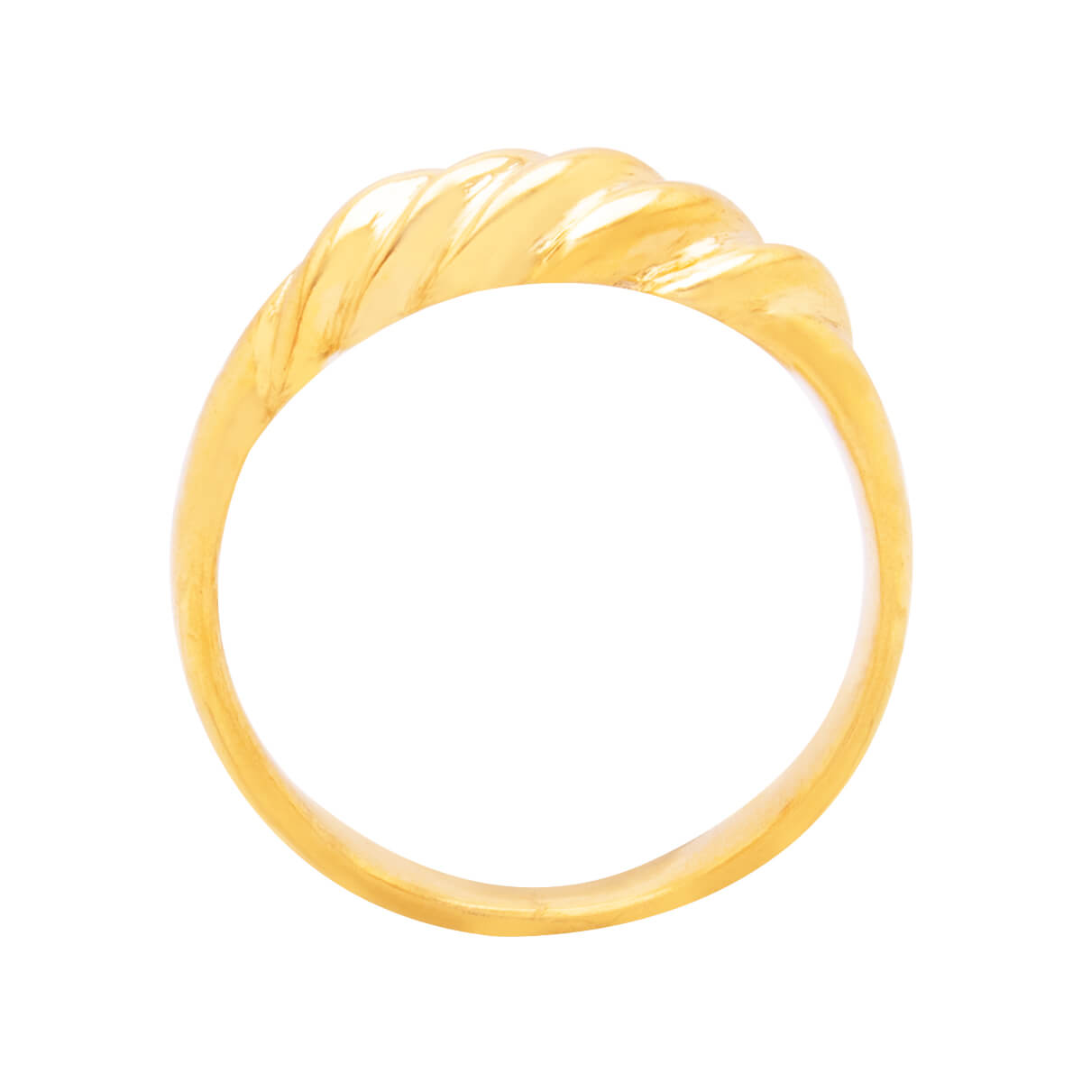 Alluring Swirl Gold Ring for Women