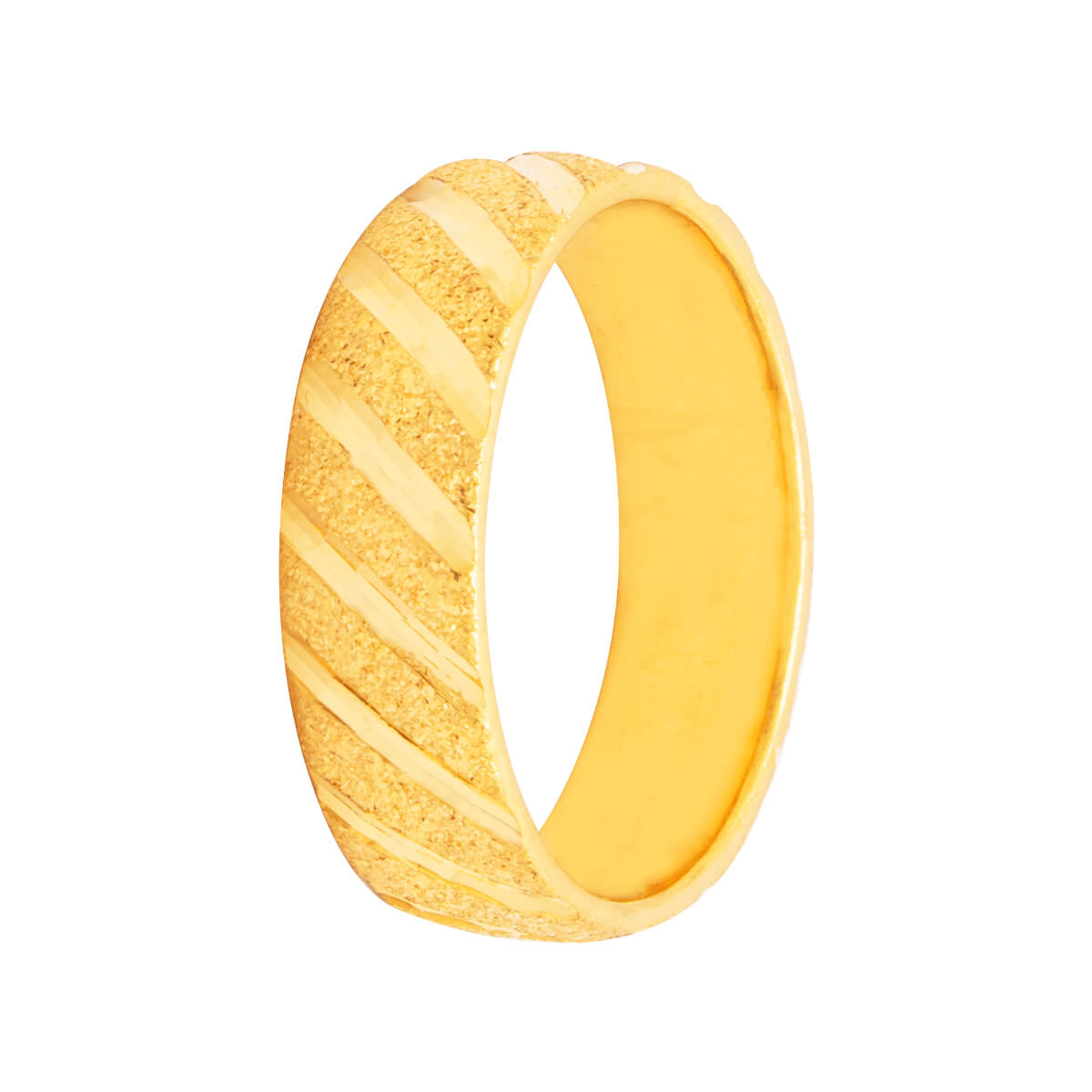 Sophisticated Stripes Gold Women Ring