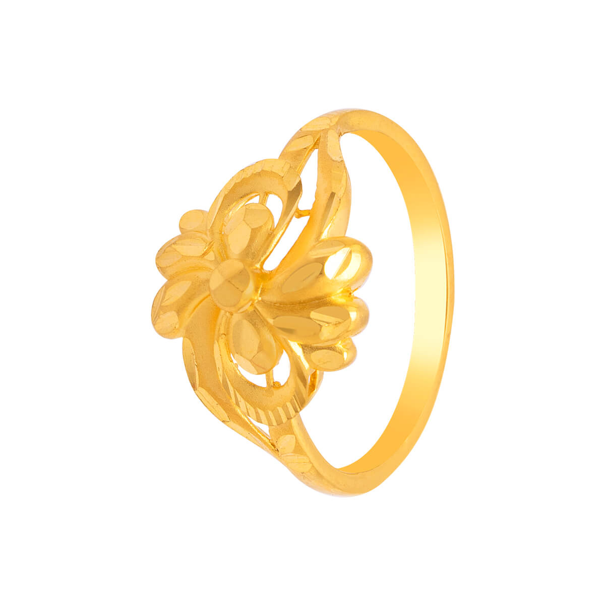Daisy Charm Gold Women Ring