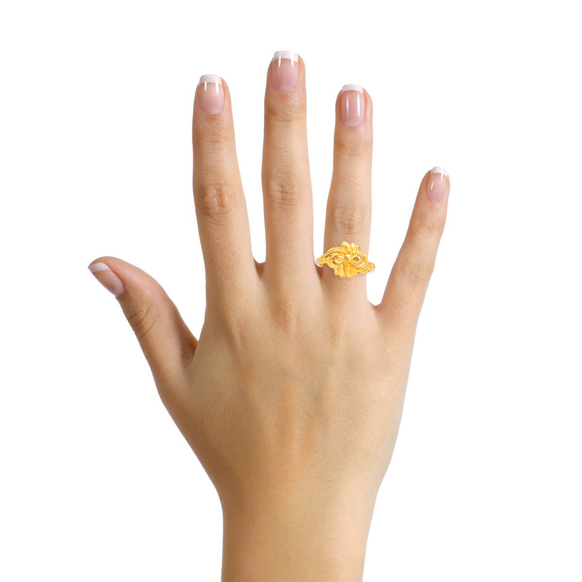 Daisy Charm Gold Women Ring