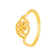 Elegant Golden Blossom Women Ring
