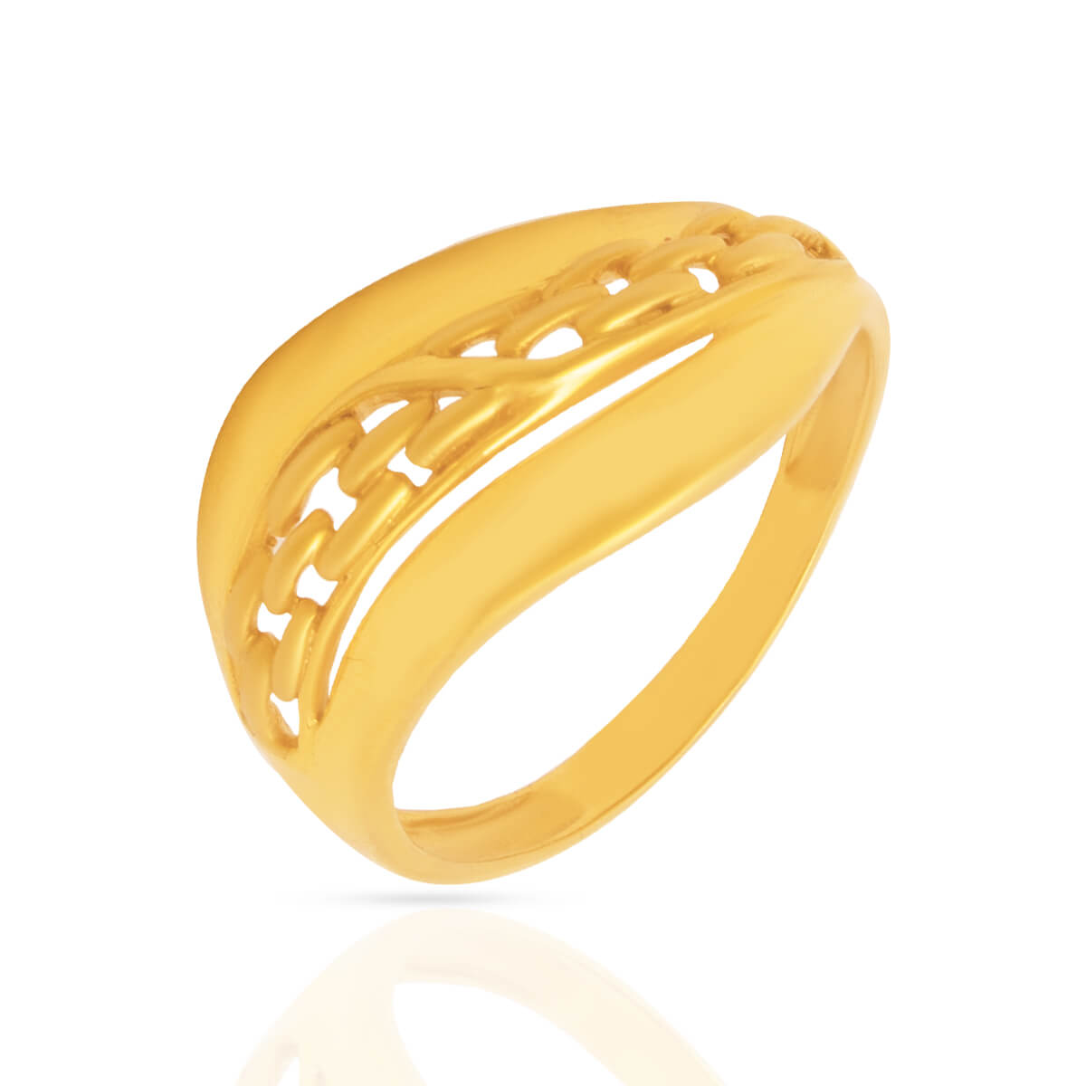 Captivating Elegance Gold Women Ring