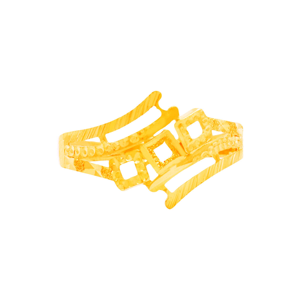 Sleek Elegance Gold Women Ring