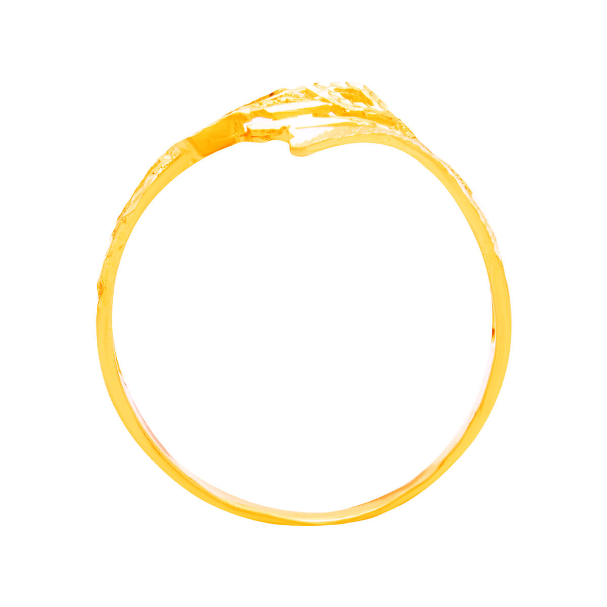 Sleek Elegance Gold Women Ring
