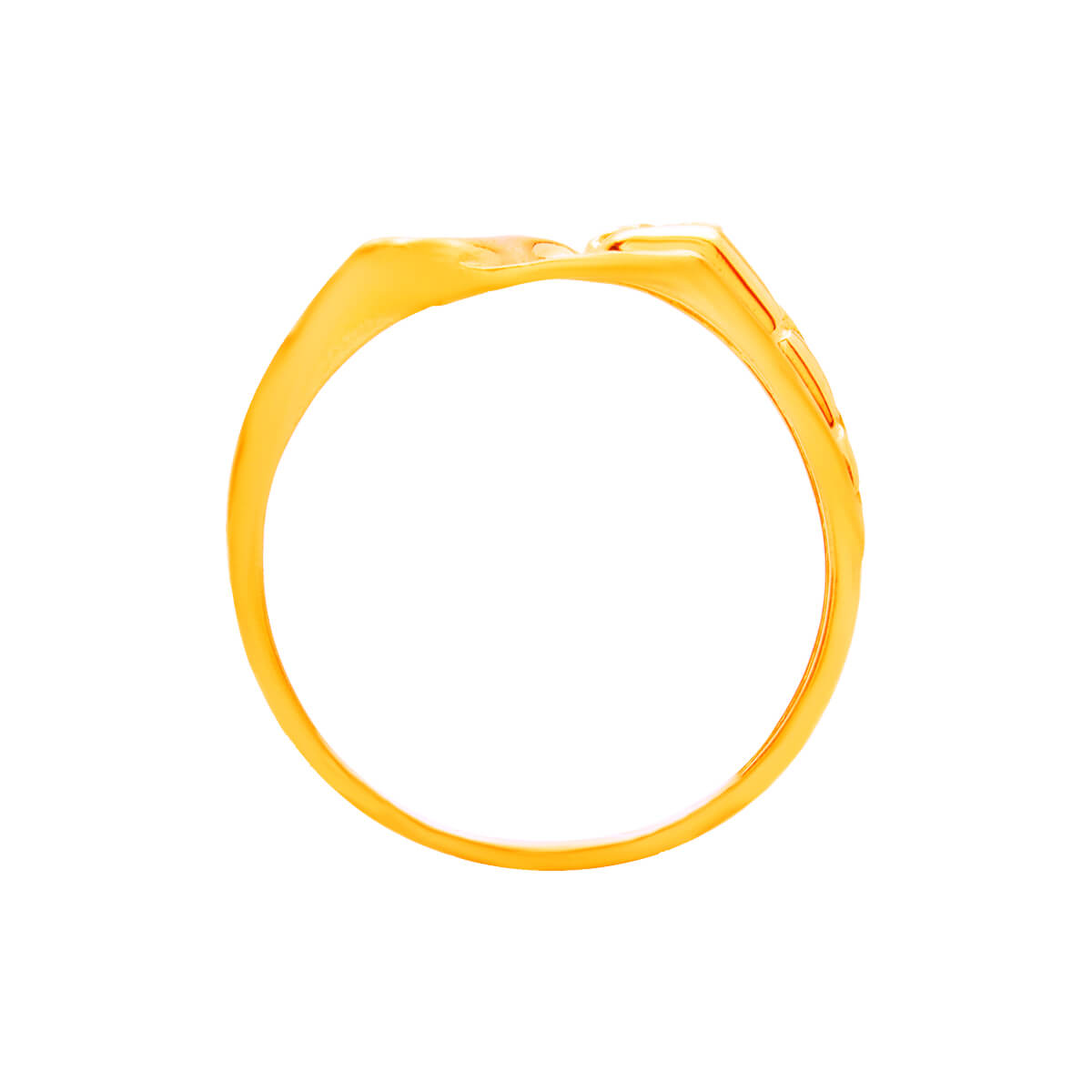 Graceful Gleam Gold Ring for Women