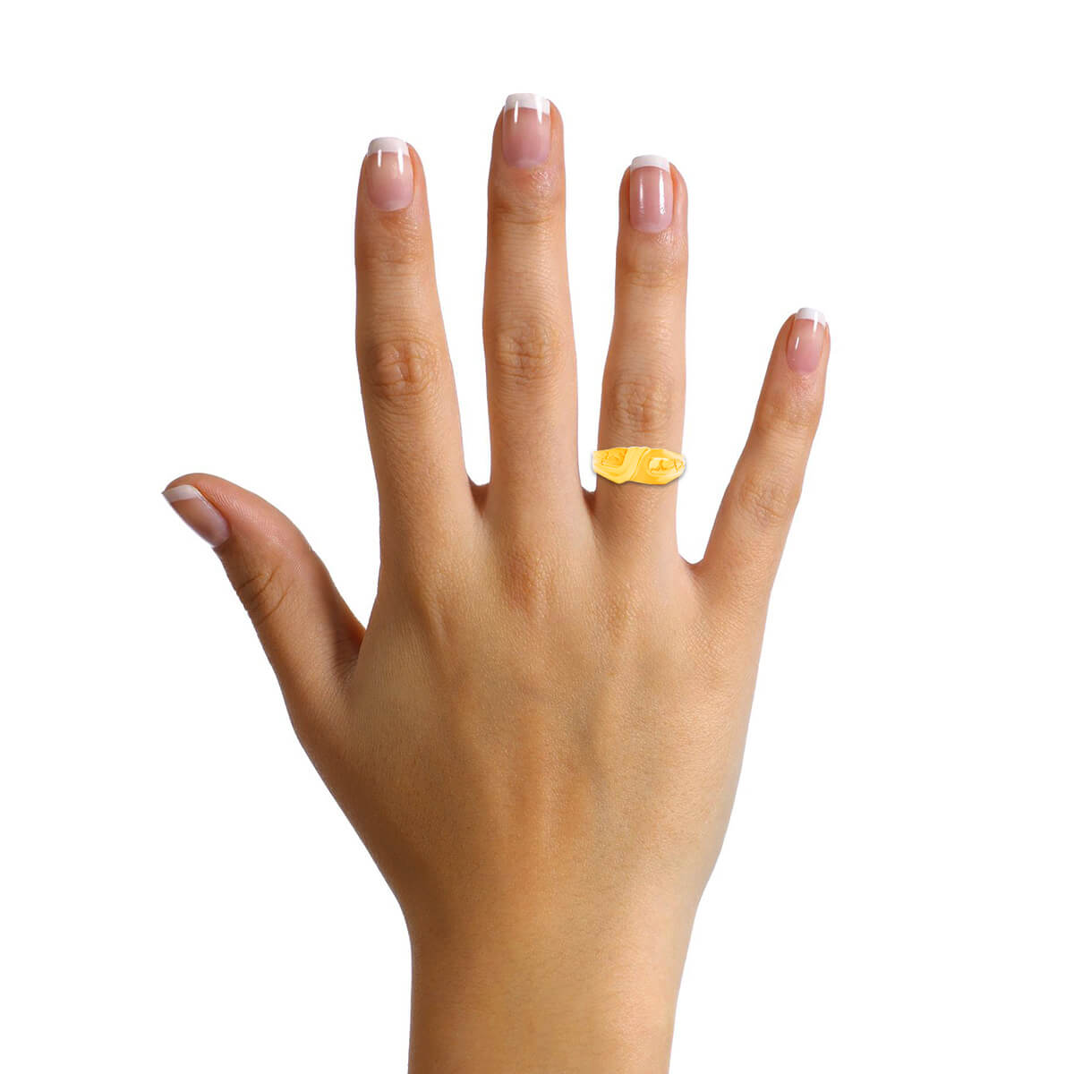 Graceful Gleam Gold Ring for Women