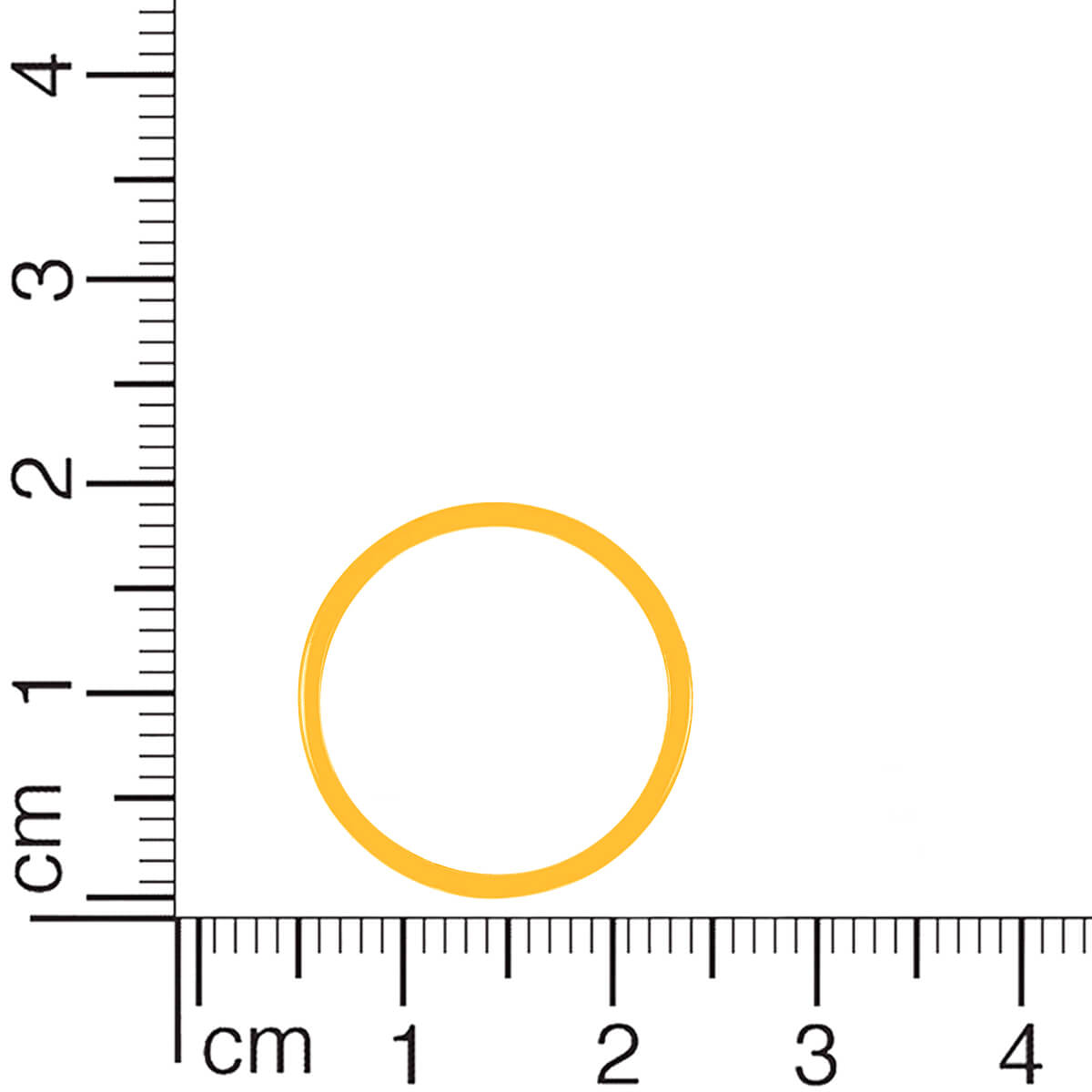 Simple Radiance Gold Women Band