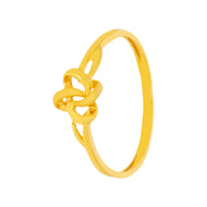 Stylish Shimmer Gold Ring