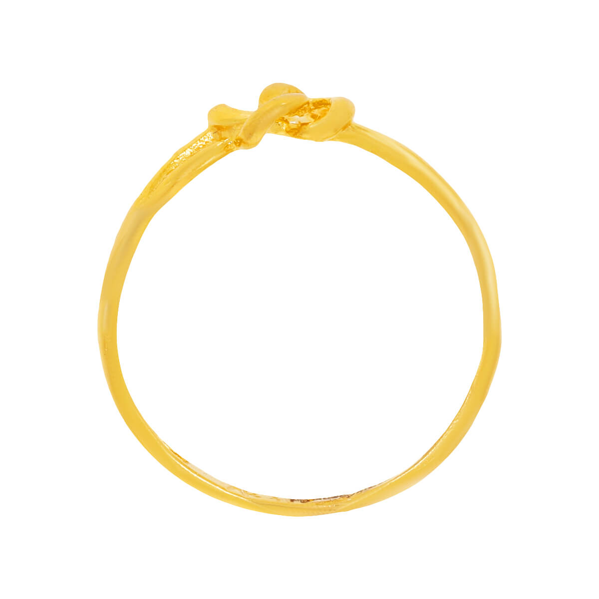 Stylish Shimmer Gold Ring