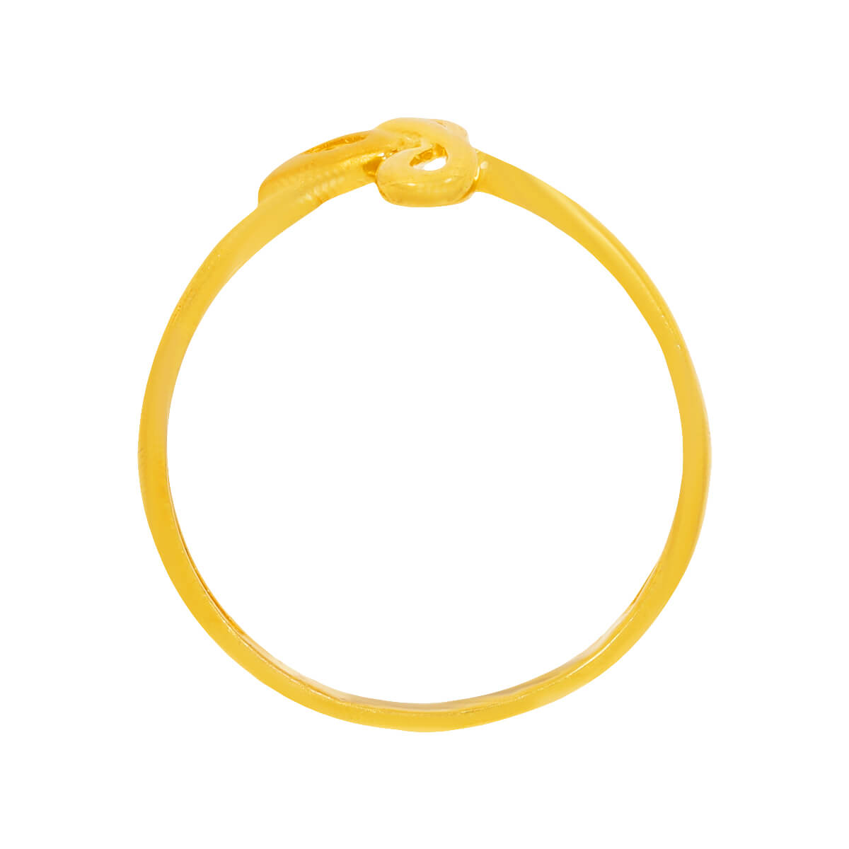 Simple Shine Gold Ring for Women