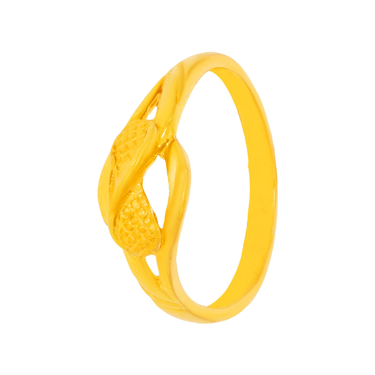 Contemporary Glow Gold Ring