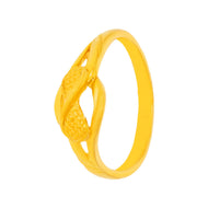 Contemporary Glow Gold Ring