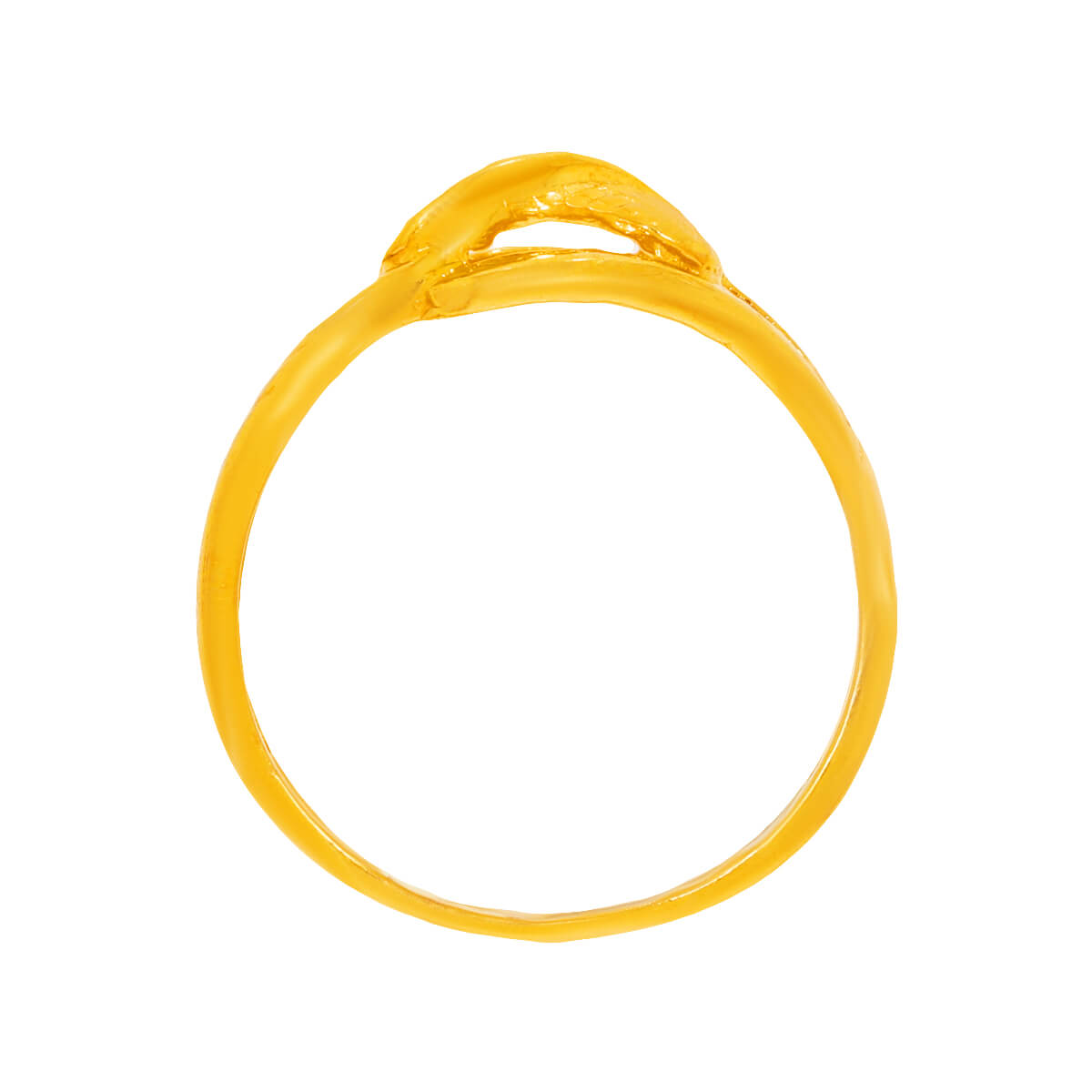 Contemporary Glow Gold Ring