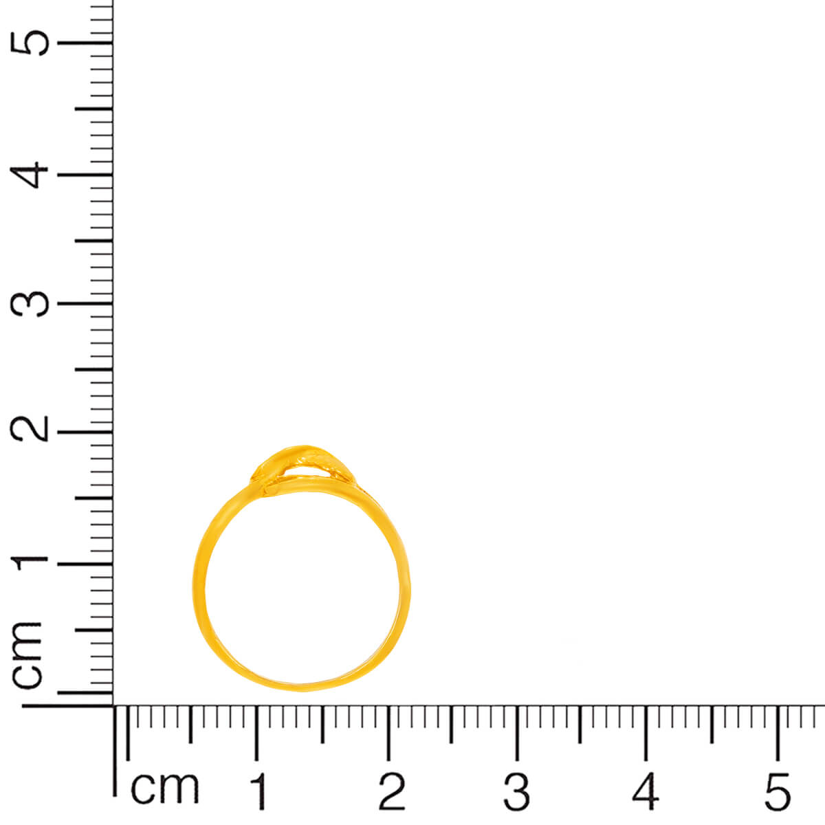 Contemporary Glow Gold Ring