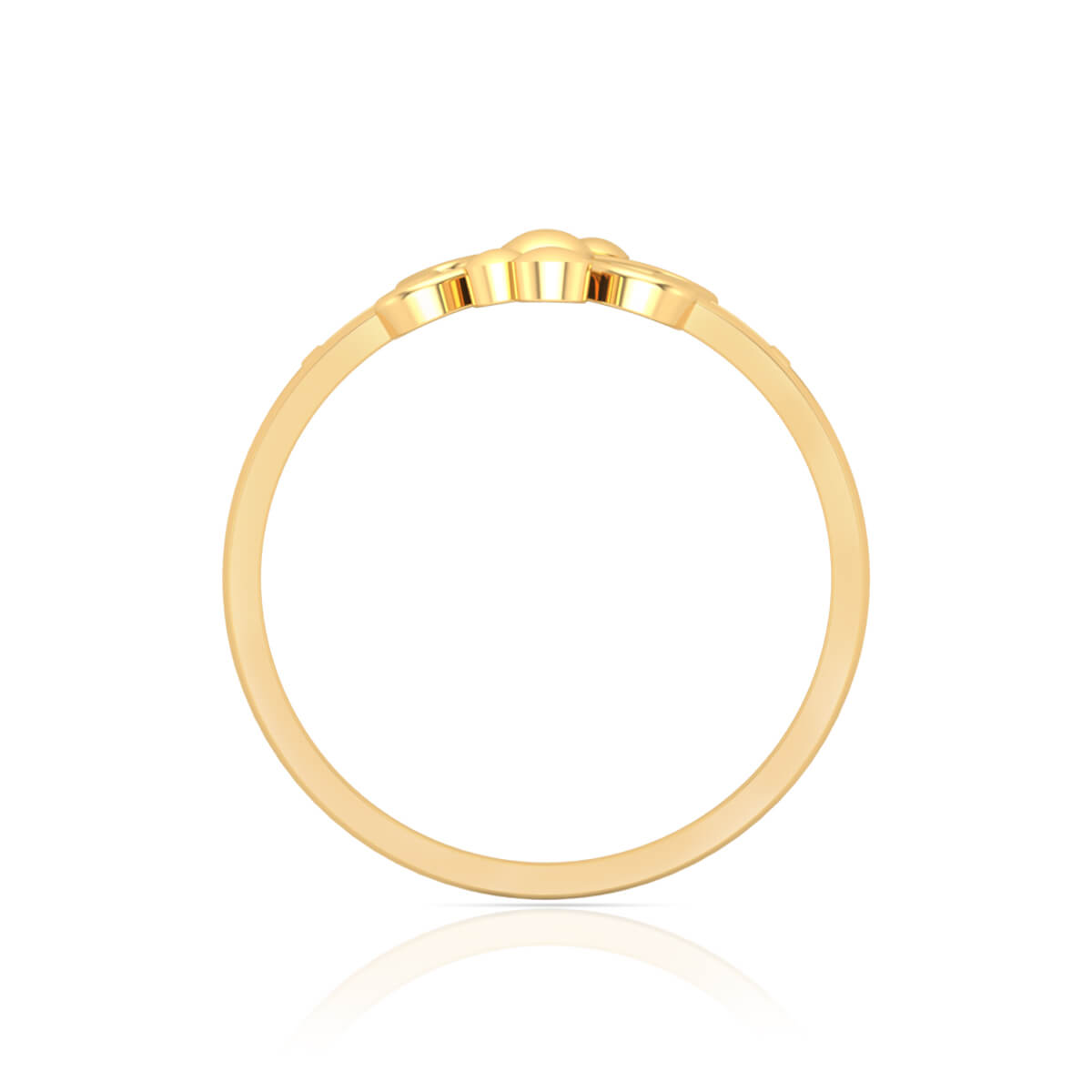 Glittering Butterfly Gold Ring for Women