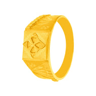 Urban Polished 22K Gold Men Ring