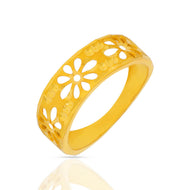 Charming Flower Gold Women Ring