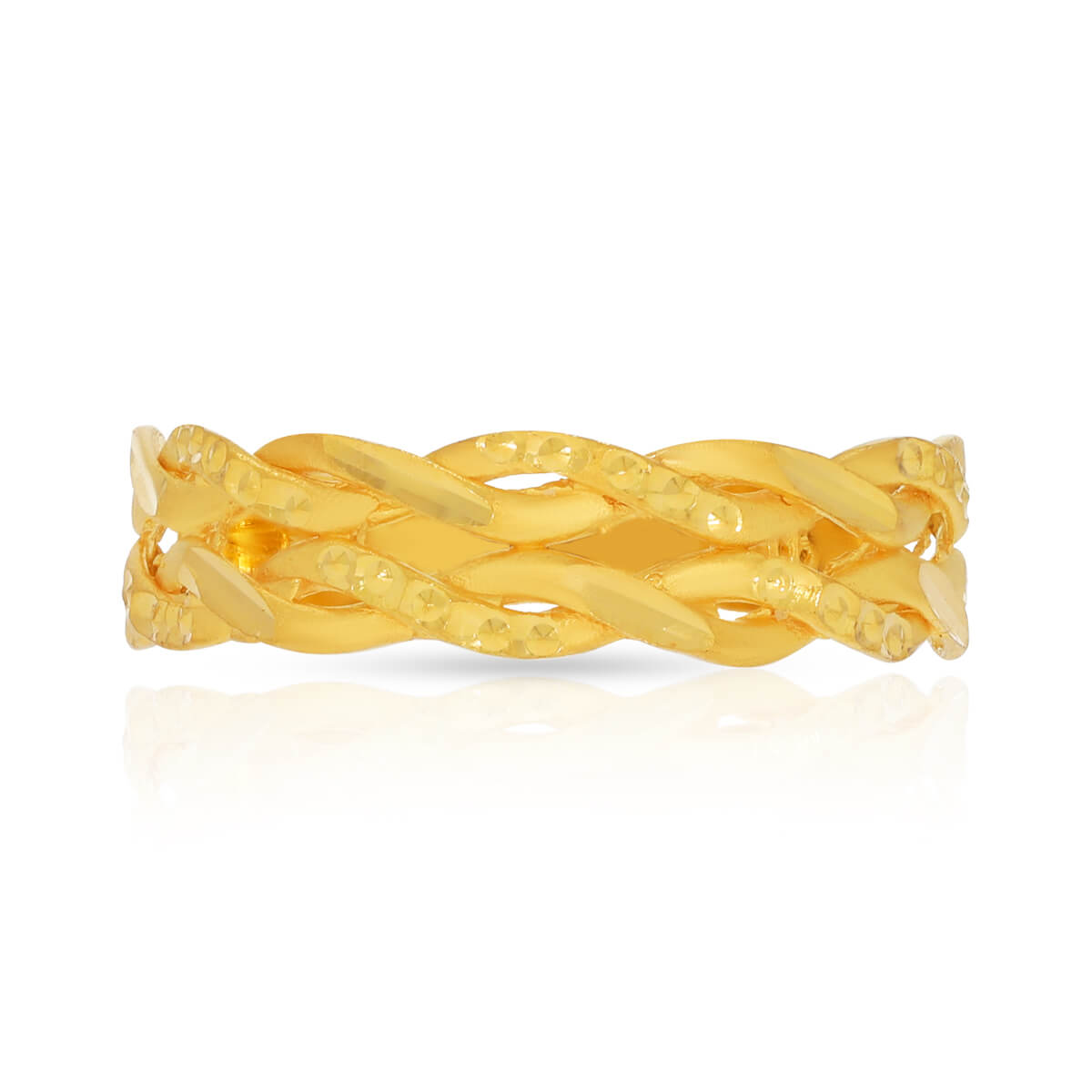 Contmeporary Sleek Gold Ring for Women