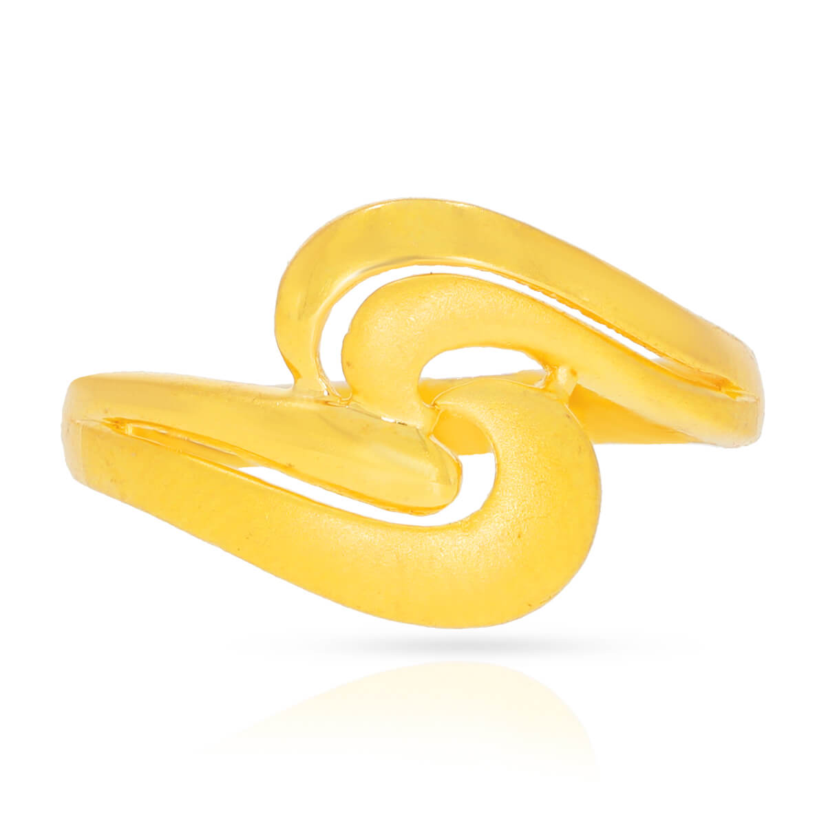 Modern Swirl Gold Women Ring