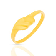 Gold Women Ring with Effortless Shine