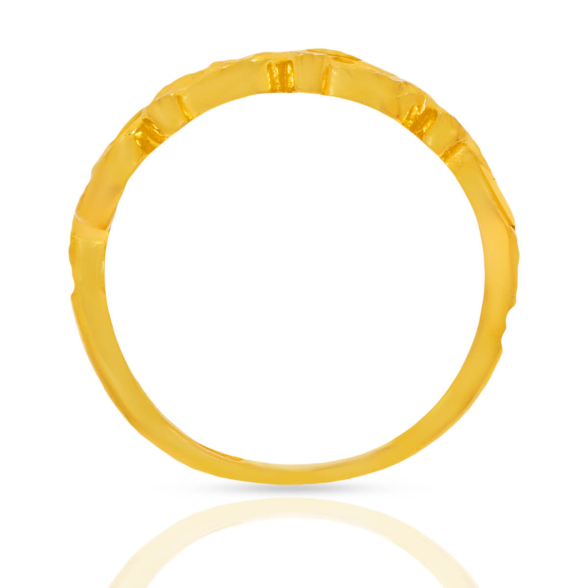 Enigmatic Radiance Gold Women Ring