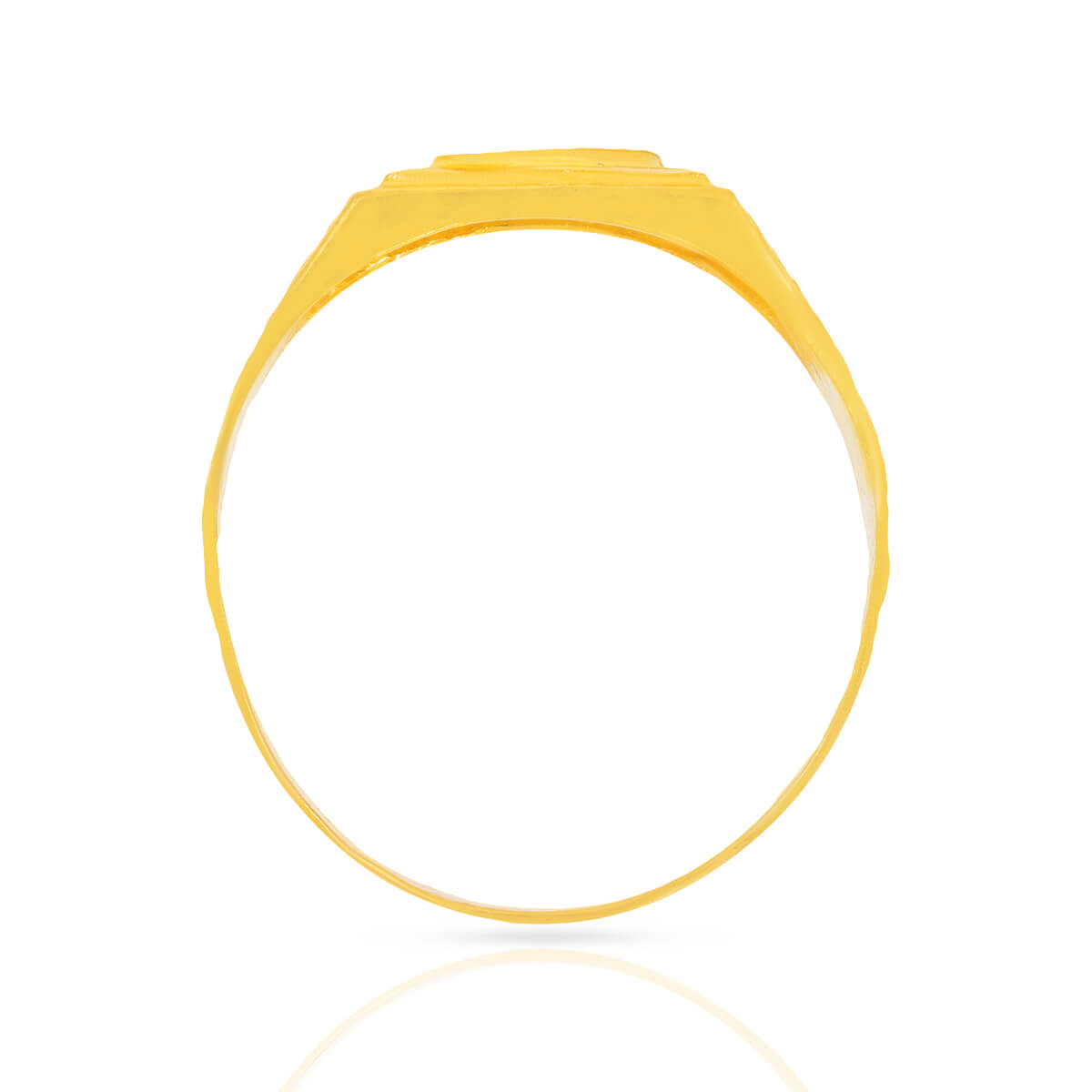 Elegant S Initial 22K Gold Men Ring